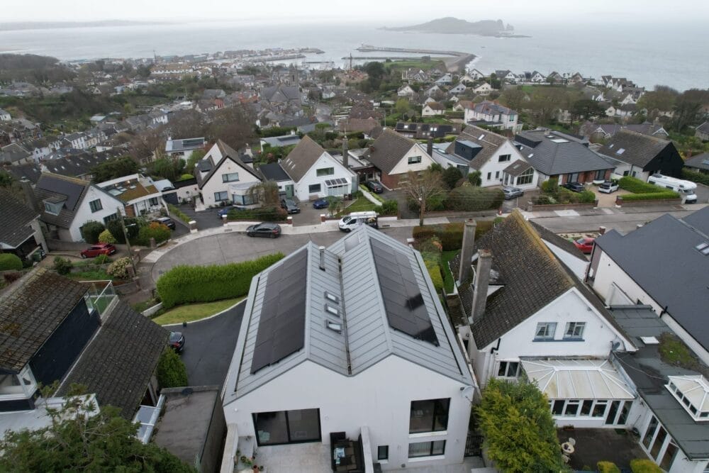 Solar panel installation in Howth, Dublin